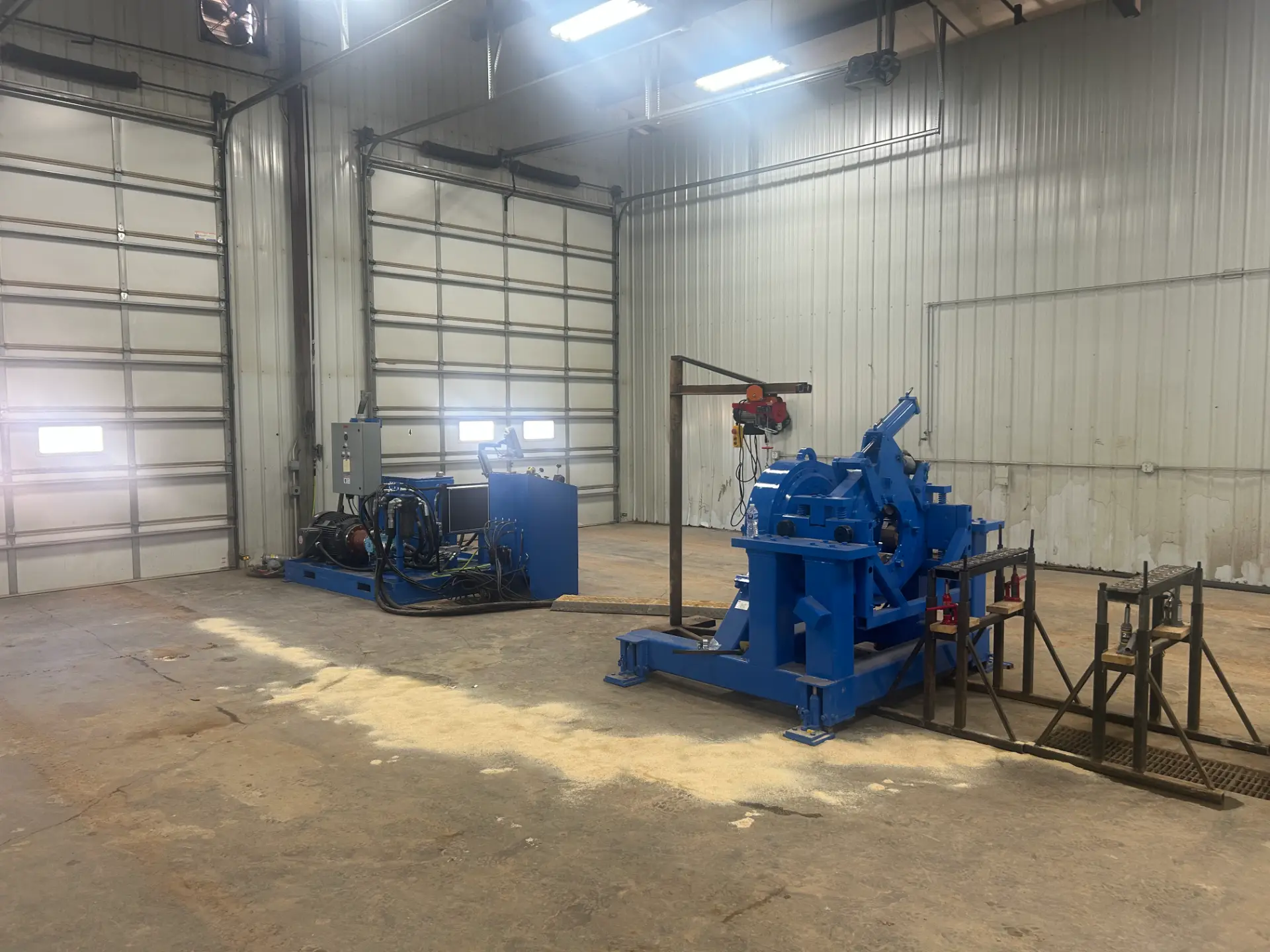 Wide view of the WOS shop floor